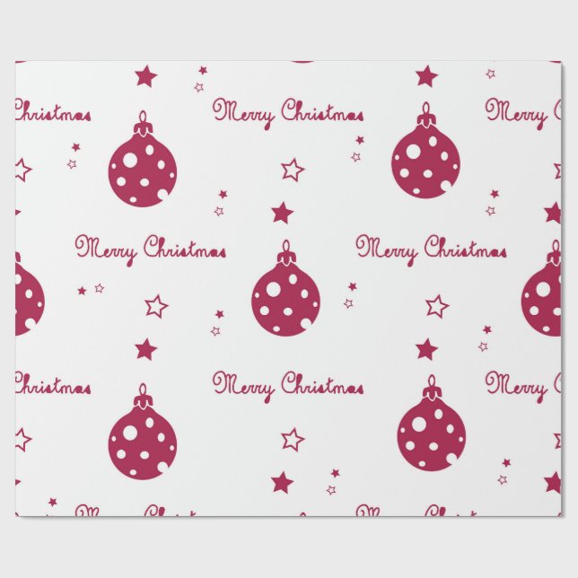 Papier Cadeau Christmas pattern  (Plat)
