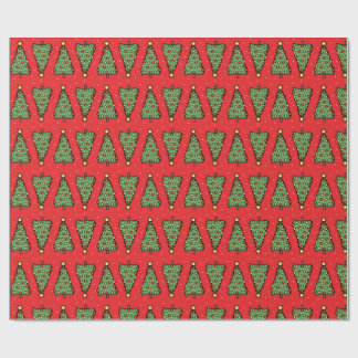 Papier Cadeau Christmas Tree Wrapping Paper