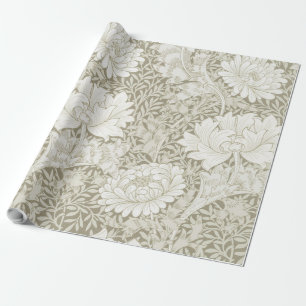 Papier Cadeau Chrysanthemum Ivory, William Morris