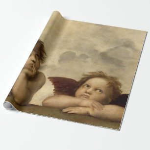 Papier Cadeau Chubs Raphael Santi Sistine Madonna Sweet
