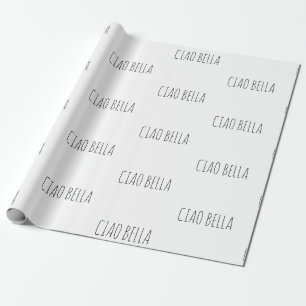 Papier Cadeau Ciao bella   Salut belle
