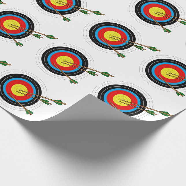 Papier Cadeau Cible de tir à l'arc (Coin)