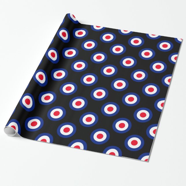Papier Cadeau Cibles de mod (Déroulé)