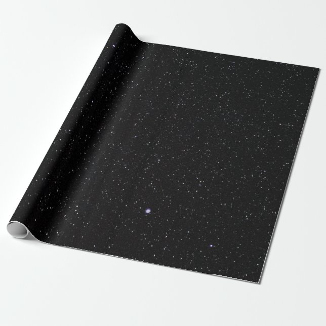 Papier Cadeau Ciel nocturne avec étoiles (Déroulé)