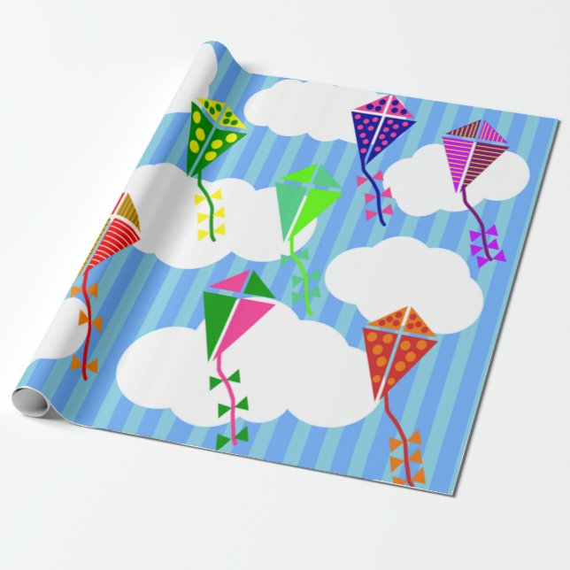 Papier Cadeau Ciels de printemps (Déroulé)