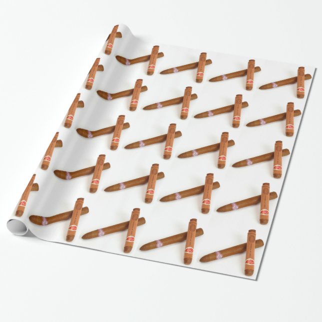 Papier Cadeau Cigares cubains (Déroulé)