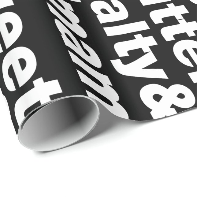 Papier Cadeau Cinq saveurs de base (Coin rond)