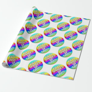 PAPIER CADEAU CINQUANTE NUANCES DE NUANCE MULTI GAIE