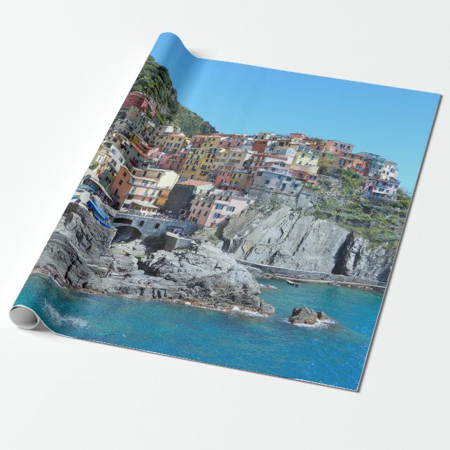 Papier Cadeau Cinque Terre, Italie (Déroulé)