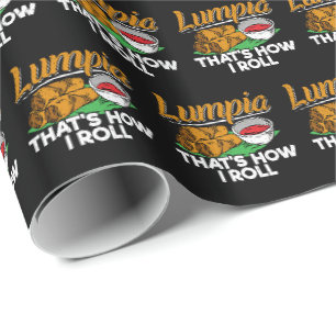 Papier Cadeau Citation alimentaire philippine Lumpia