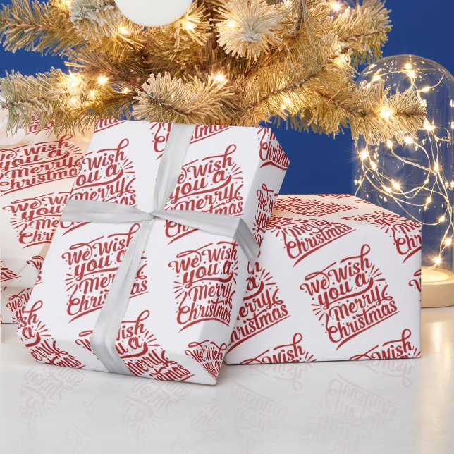 Papier Cadeau Citation de Noël  (Vacances)