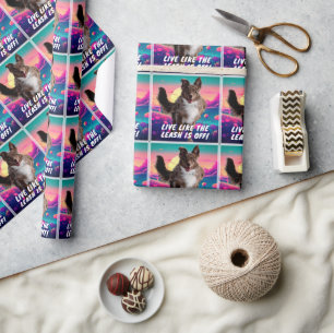 Papier Cadeau Citation de vie amusante Modern Australian Shepher