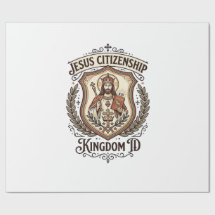 Papier Cadeau Citoyenneté de Jésus Royaume ID Citoyenneté de Jés