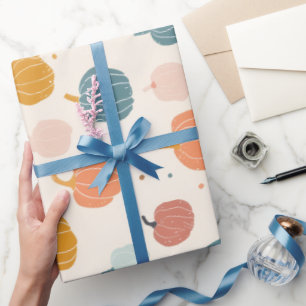 PAPIER CADEAU CITROUILLE