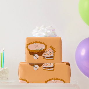 Papier Cadeau Citrouille Pies