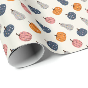 Papier Cadeau Citrouilles