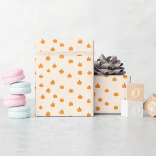 Papier Cadeau Citrouilles fantaisistes mignonnes automne bébé an