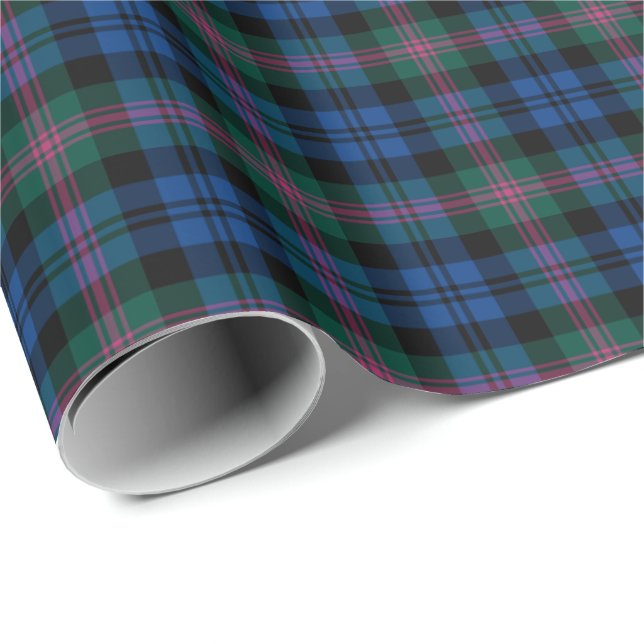 Papier Cadeau Clan Baird Tartan (Coin rond)