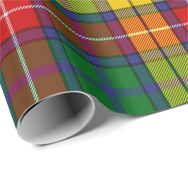 Papier Cadeau Clan Buchanan Tartan (Coin rond)