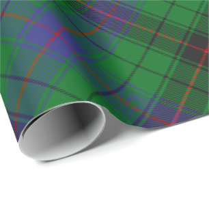 Papier Cadeau Clan Davidson Tartan