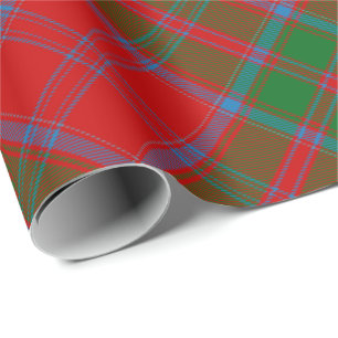 Papier Cadeau Clan Drummond Tartan