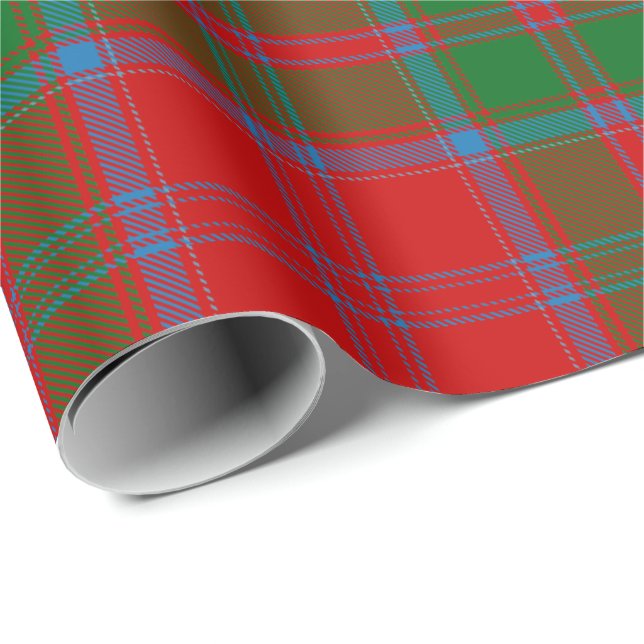 Papier Cadeau Clan Drummond Tartan (Coin rond)