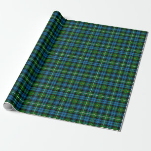 Papier Cadeau Clan Écossais Campbell D'Argyll Tartan Plaid