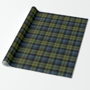 Papier Cadeau Clan écossais Campbell Tartan Plaid
