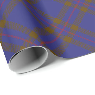 Papier Cadeau Clan Elliot Tartan moderne