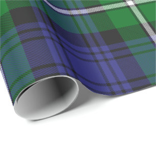 Papier Cadeau Clan Forbes Tartan
