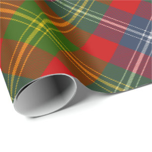 Papier Cadeau Clan Forrester Tartan
