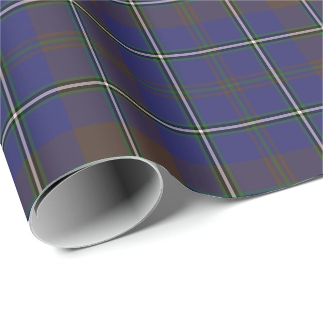 Papier Cadeau Clan Joyce Tartan (Coin rond)