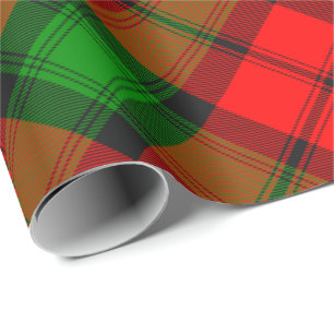 Papier Cadeau Clan Kerr Tartan
