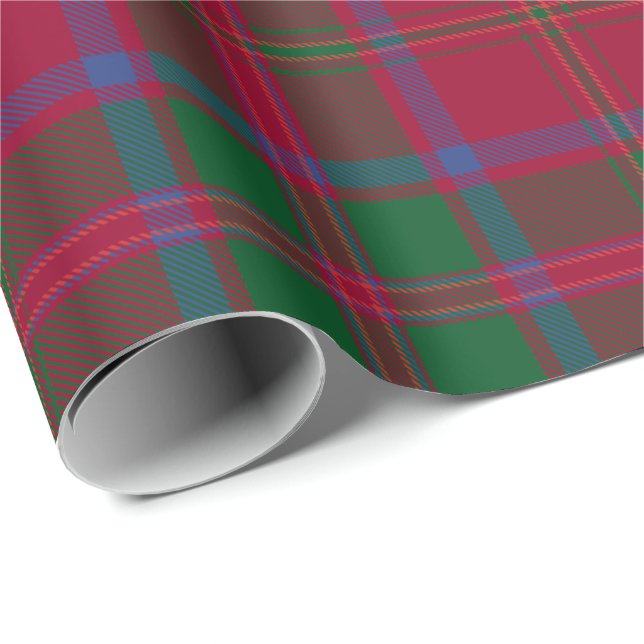 Papier Cadeau Clan MacDougall Tartan (Coin rond)