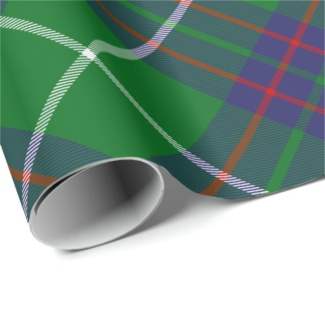 Papier Cadeau Clan MacIntyre Chasse Tartan Papier d'enveloppemen (Coin rond)