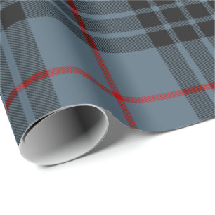 Papier Cadeau Clan MacKay Blue Tartan