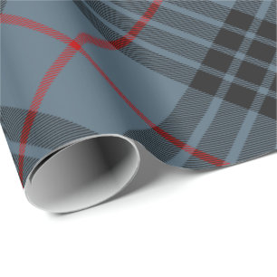 Papier Cadeau Clan MacKay Blue Tartan