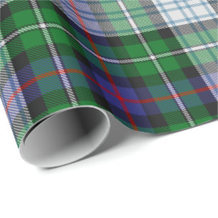 Papier Cadeau Clan MacKenzie Robe Tartan Papier enveloppant