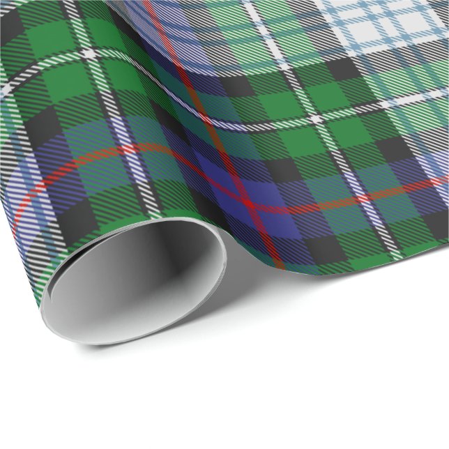 Papier Cadeau Clan MacKenzie Robe Tartan Papier enveloppant (Coin rond)