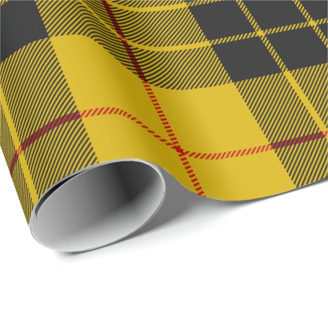Papier Cadeau Clan Macleod de Lewis Tartan (Coin rond)