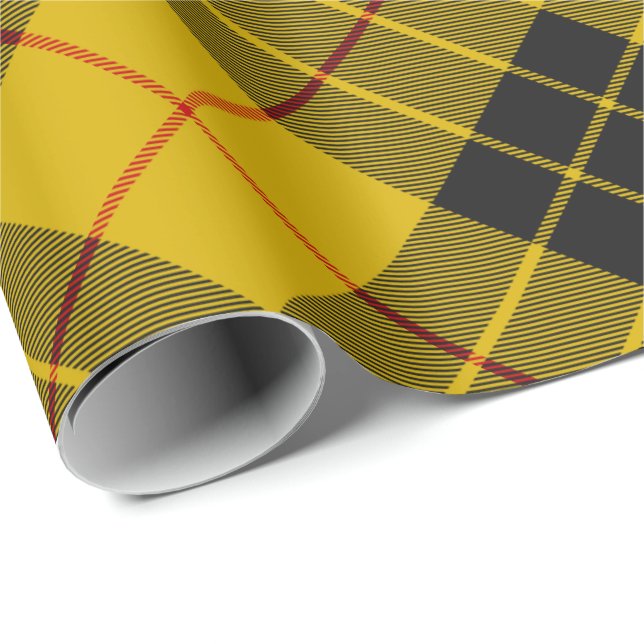 Papier Cadeau Clan Macleod de Lewis Tartan Pape d'enveloppement  (Coin rond)