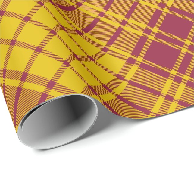 Papier Cadeau Clan MacMillan robe Tartan (Coin rond)
