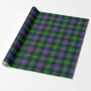 Papier Cadeau Clan Sutherland Tartan