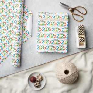 Papier Cadeau Classe Abstraite moderne de papier d'enveloppement