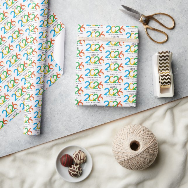 Papier Cadeau Classe Abstraite moderne de papier d'enveloppement (Artisanat)