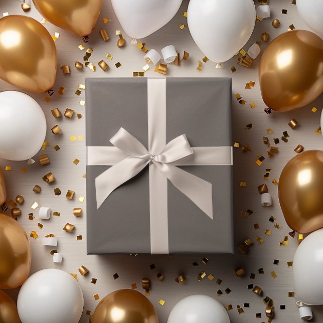 Papier Cadeau Classic Batch Taupe foncé Papier à envelopper Beig (Créateur téléchargé)