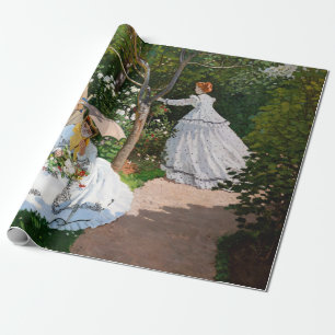 Papier Cadeau Claude Monet - Les femmes dans le jardin