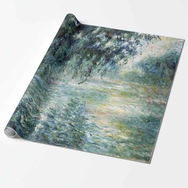 Papier Cadeau Claude Monet Matin sur la Seine (Déroulé)