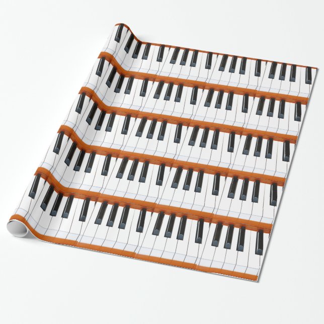 Papier Cadeau Clavier (Déroulé)