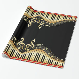 Papier Cadeau Clavier musical